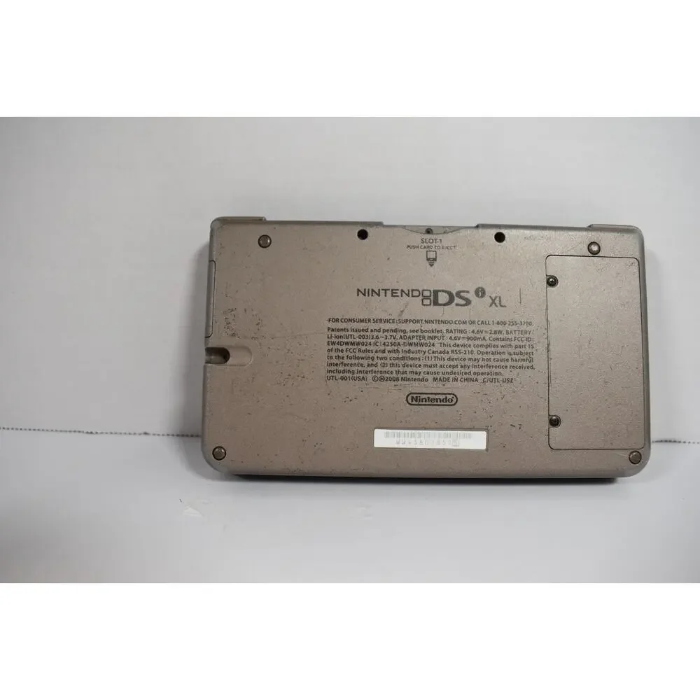 Nintendo UTL-001 DSi XL Bronze Handheld System - Bronze Tested - No Charger